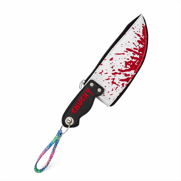 Officially Licensed Chucky Knife Costume Horror Wristlet Bag Handbag Accessory - Picture 2 of 5